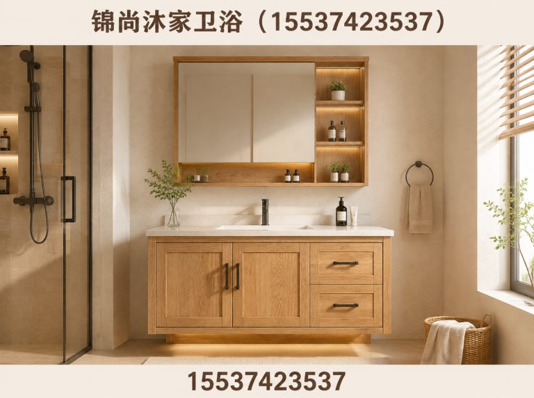 建安区全桉木浴室柜展示图